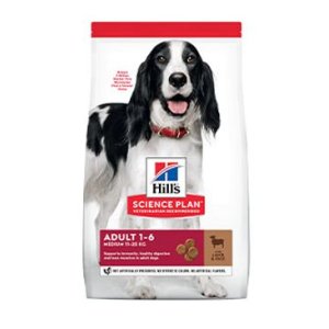 Hill’s Science Plan granule pro střední dospělé psy s jehněčím a rýží 2.5 kg