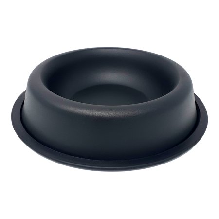 PROFIZOO Miska nerezová protiskluzová zakulacená 230 ml Černá (celobarevná)