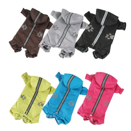 PROFIZOO Kombinéza lehká šusťáková reflex hnědá – XS