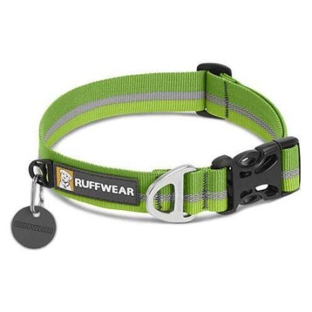 Ruffwear obojek pro psy Crag collar, zelený, velikost 28 - 36cm