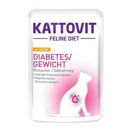 Kapsička KATTOVIT Diabetes kuře 85 g