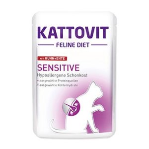 Kapsička KATTOVIT Sensitive kuře + kachna 85 g