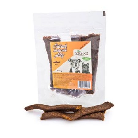 NATURECA pochoutka Masové pláty - Ryba, 100%maso 100g