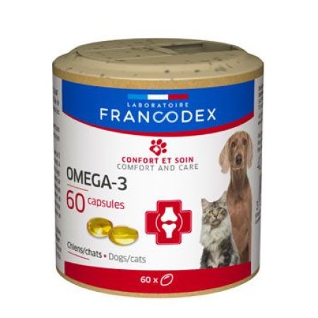 Francodex Omega 3 Capsules pes, kočka 60tab