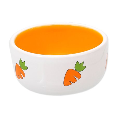 Miska SMALL ANIMALS keramická pro králíky bílo-žlutá 11,5 cm 0,3l