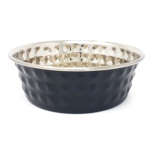 PROFIZOO Miska nerezová Standard 950 ml Černá (diamantový design)