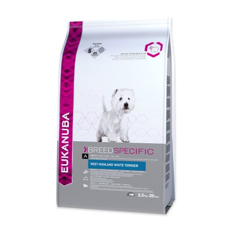 Eukanuba West Highland a White Terrier 2,5 kg