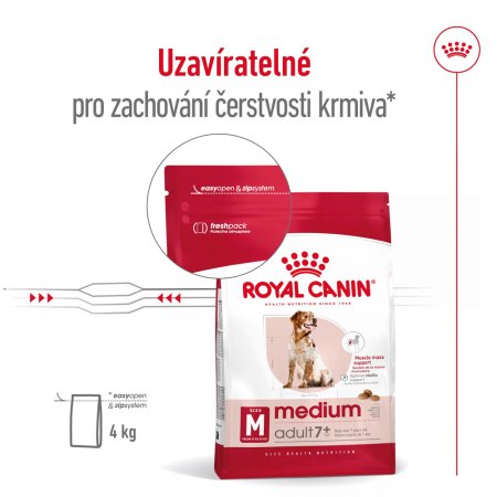 Royal Canin Medium Adult 7+ 15 kg