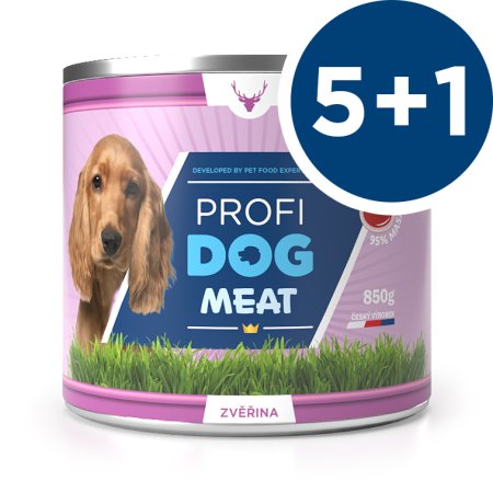 PROFIDOG konzerva zvěřina 850g 5 + 1 ZDARMA