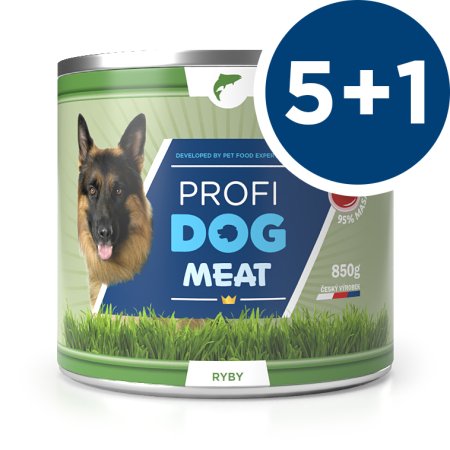 PROFIDOG konzerva ryby 850g 5 + 1 ZDARMA