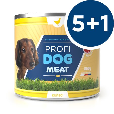 PROFIDOG konzerva kuřecí 850g 5 + 1 ZDARMA