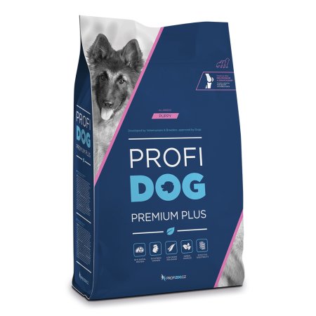 PROFIDOG Premium Plus All Breeds Puppy 12 kg 5 + 1 ks ZDARMA