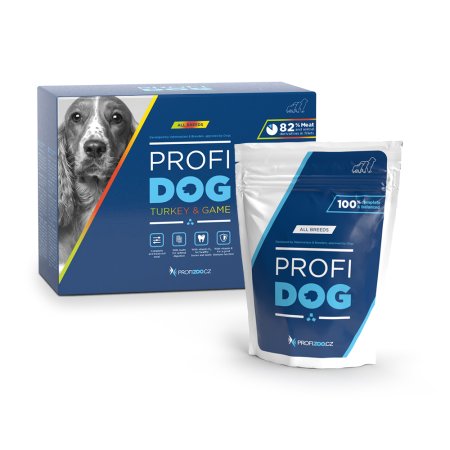 PROFIDOG kapsička filety krůtí a zvěřinové ve šťávě 48x85g