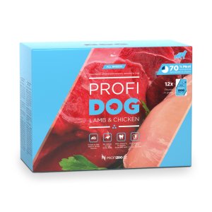PROFIDOG kapsička kousky s jehněčím a kuřecím v omáčce 48x100g