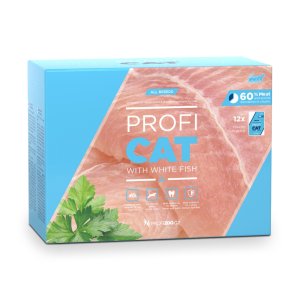 PROFICAT kapsička kousky s bílou rybou v omáčce 48x100g
