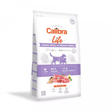 Calibra Dog Life Junior Small&Medium Breed Lamb 2,5kg