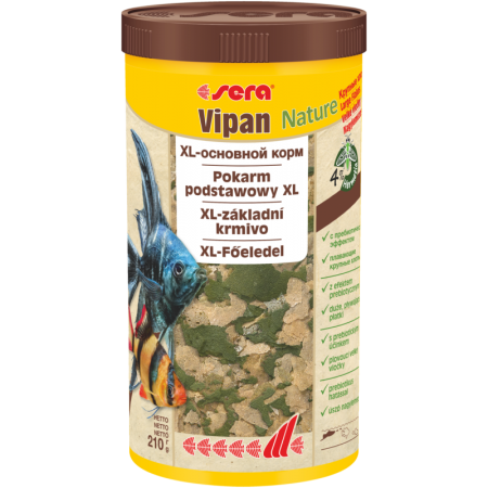 Sera Vipan Nature - velké vločky 1000 ml