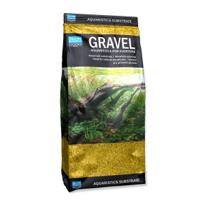 Písek AQUA EXCELLENT 1,6-2,2 mm žlutý 1 kg